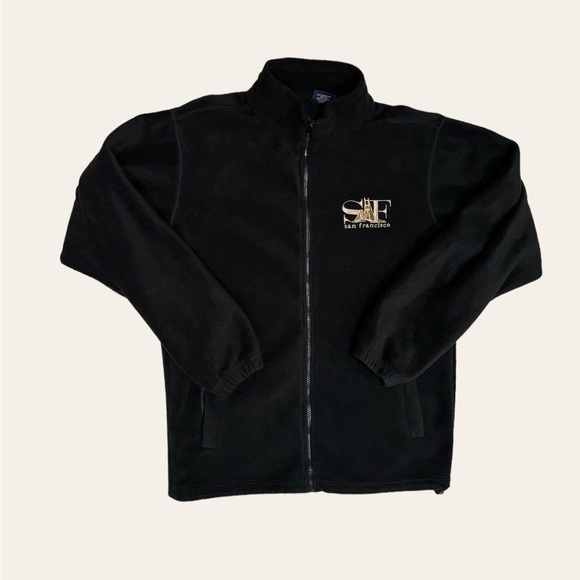 Y2K Tipsy San Francisco Fleece Sweater NWOT - Picture 1 of 3